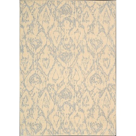 Nourison Nepal Area Rug Collection Bone 3 Ft 6 In. X 5 Ft 6 In. Rectangle 99446117069